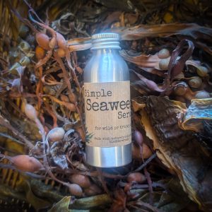 simple seaweed serum skincare lotion